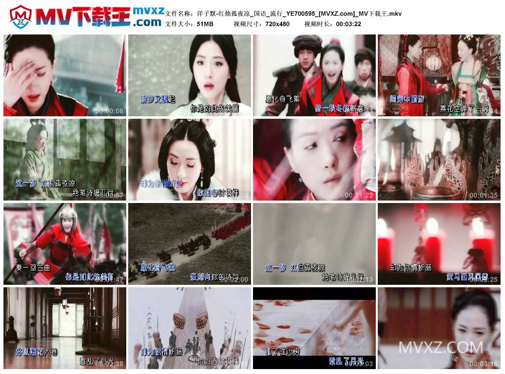 洋子默-红烛孤夜凉_国语_流行_YE700595